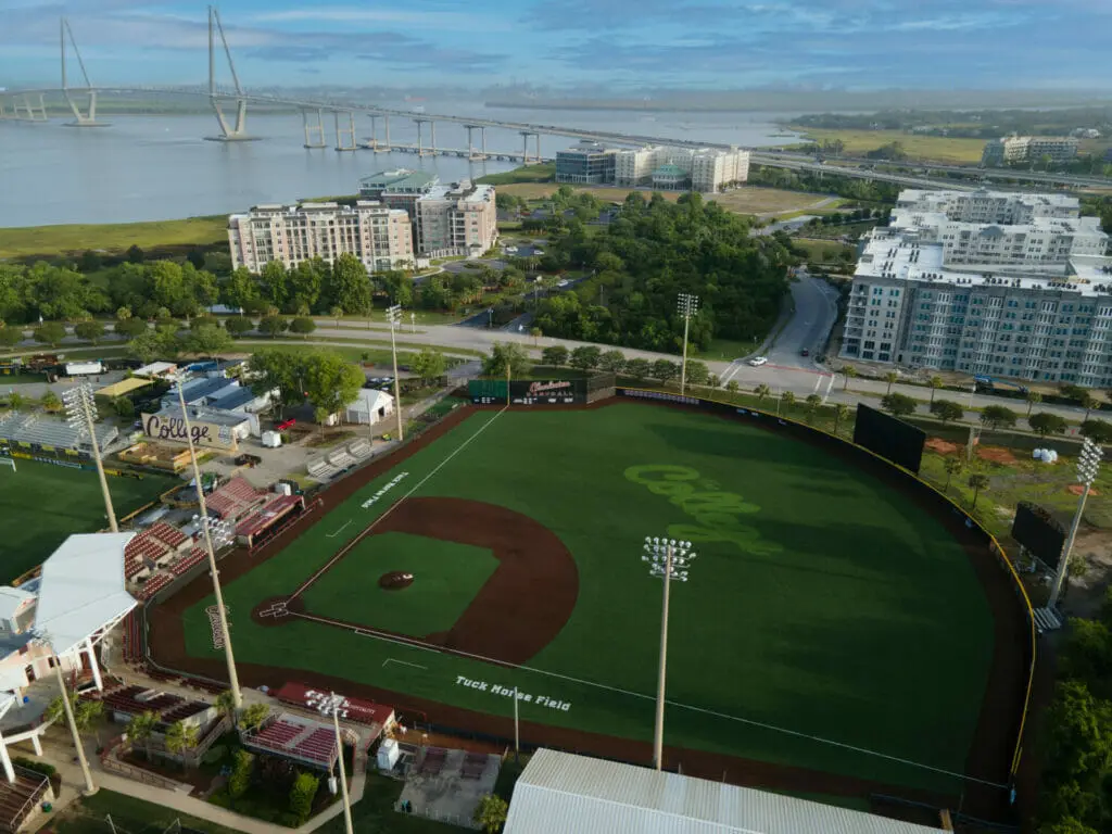 College of Charleston Ariel View